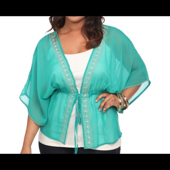 Sheer kimono