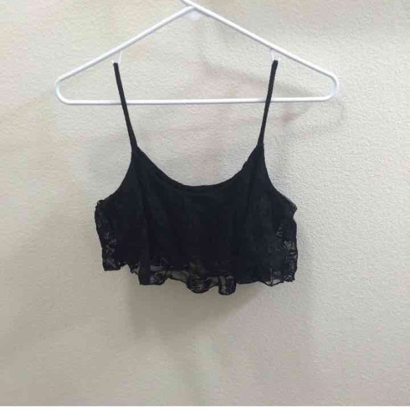 Lace crop top