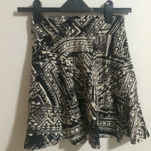 Aztec skater skirt