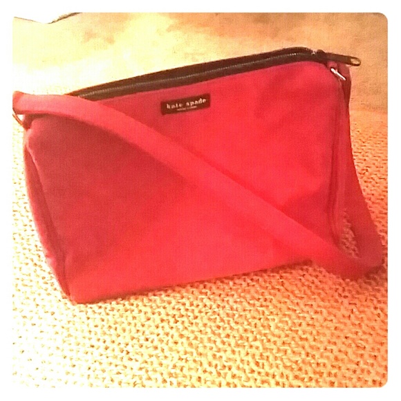 kate spade Handbags - Kate Spade Nylon Red Shoulder Bag