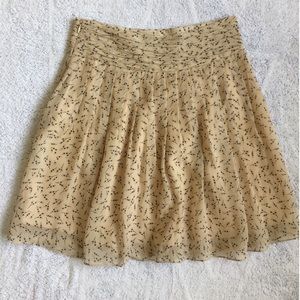 NEW Club Monaco silk print skirt Size 2
