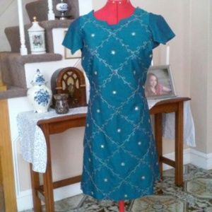 Handmade Embroidered Summer Dress Gorgeous Small