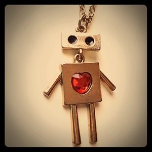 Cute Robot Necklace