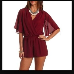 Maroon romper