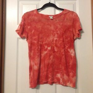 Red Tie-Dye Tee