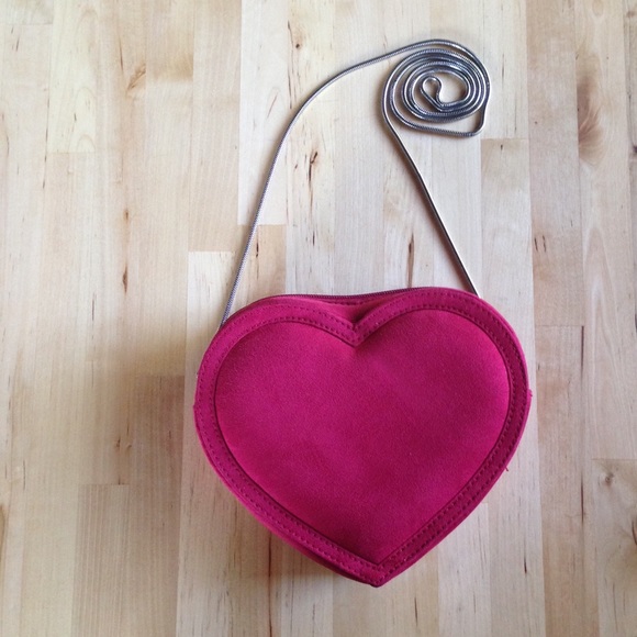 Red heart cross body
