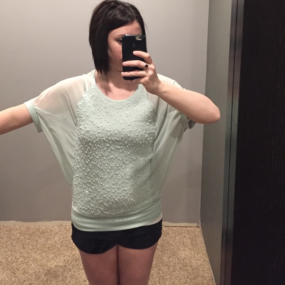 🎉HP Wardrobe Staples • Mint sweater top