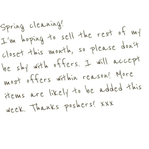 Spring Cleaning!