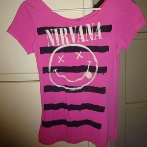 Pink Nirvana t-shirt