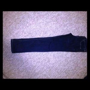Dark wash skinny jeans from Abercrombie and Fitch.