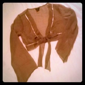 Neutral colored shrug