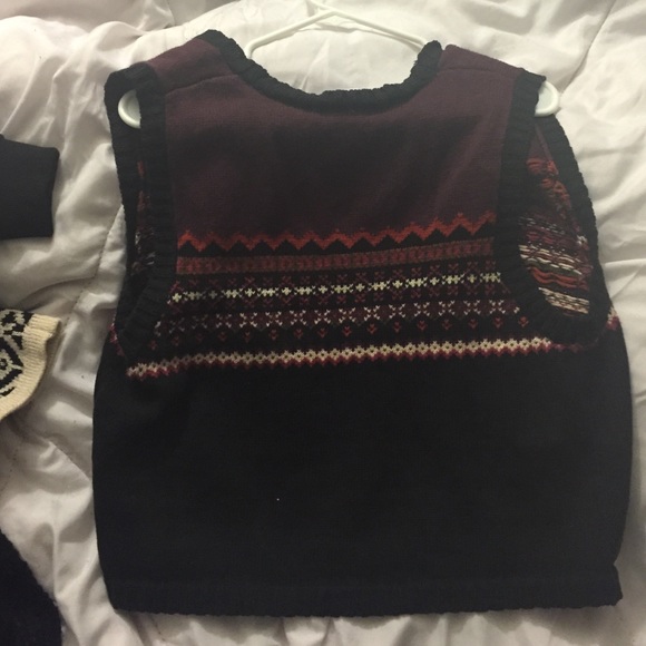 Patterned sweater Vest - Picture 2 of 2