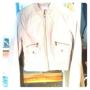 OFF THE MARKETHella Cute Dusty Rose Leather Jacket