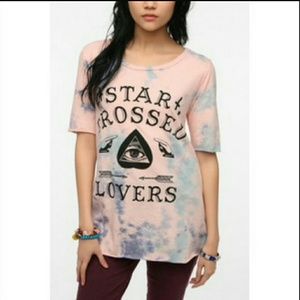 Star crossed lovers tie dye shirt