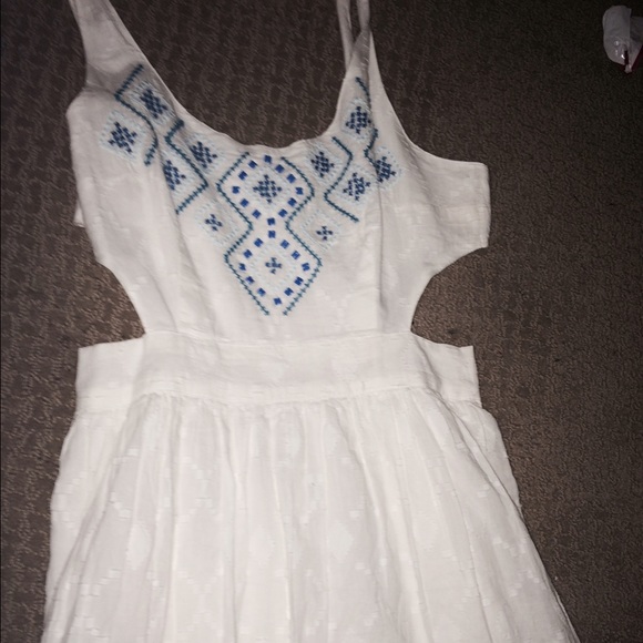Hollister Dresses & Skirts - SOLD hollister cutout white dress