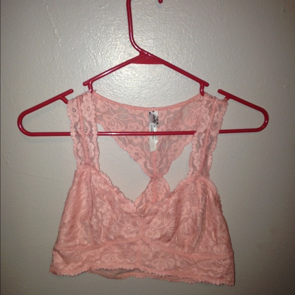 Light Pink free people bralette