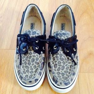 RARE Cheetah Print Sperrys