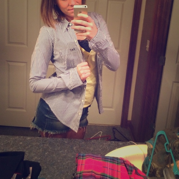 Button up top from Abercrombie and Fitch