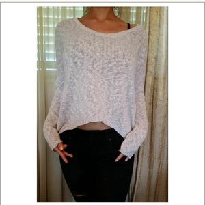 basic cream sweater