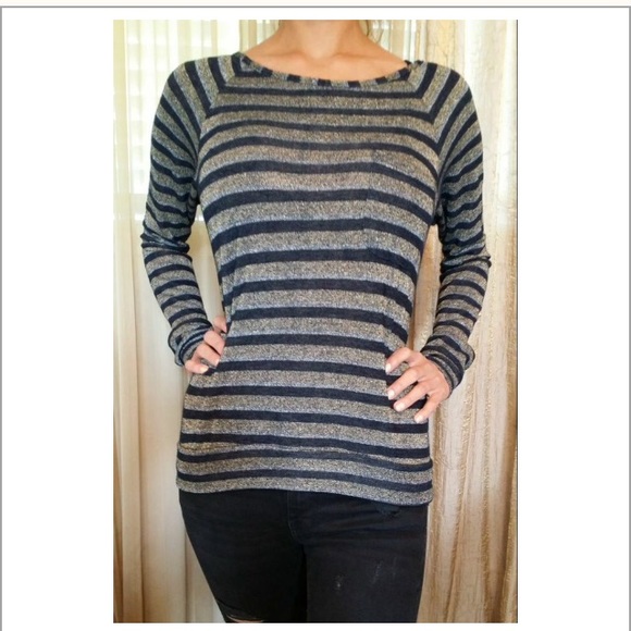 gold tinted long sleeve sweater