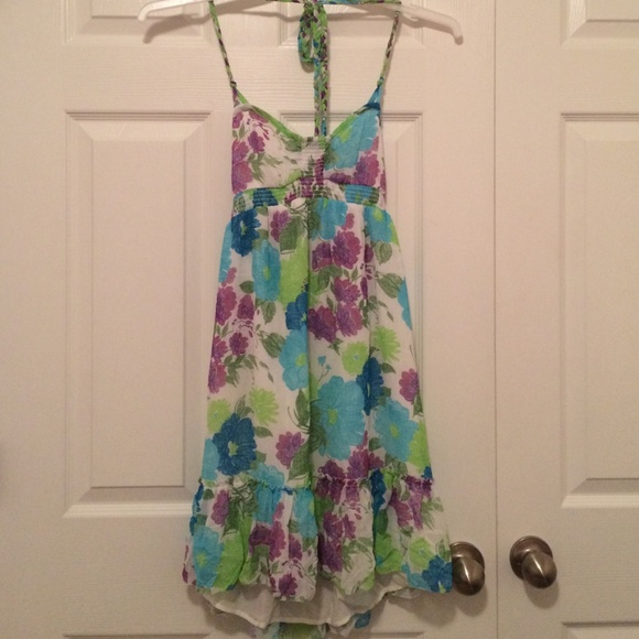 Halter-top mini sun dress - Picture 1 of 2