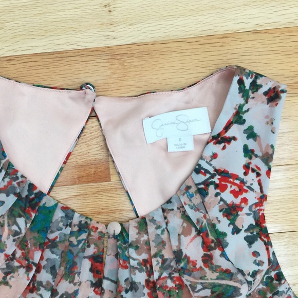 JESSICA SIMPSON | Pink Floral Dress NWOT - Picture 4 of 4