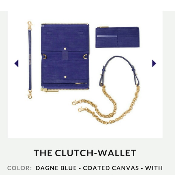 Dagne Dover Clutch Wallet in Dagne Blue