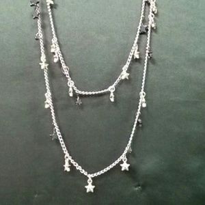 Star necklace and earring set