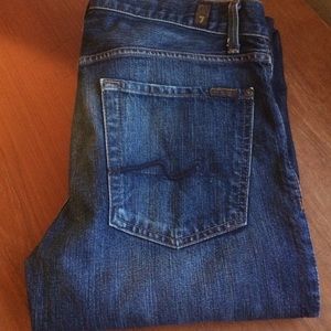 Mens 7 for all mankind denim size 32