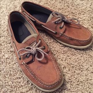 Sperry Top-Sider Tan Bluefish Boat Shoes Size 7.5
