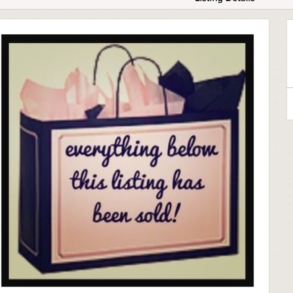 ALL ITEMS SOLD