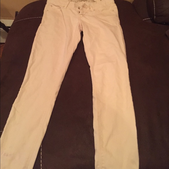 Express cream jeans