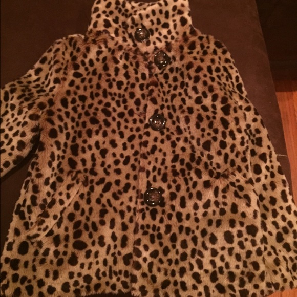 Cheetah print coat