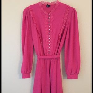 Vintage rose pink dress