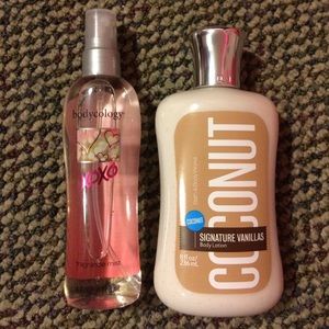 Bath and body works and bodycology package!