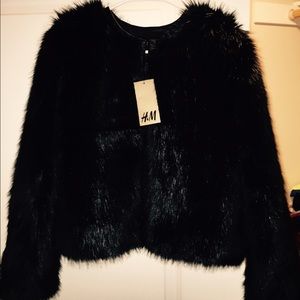 H&M Faux Fur Jacket