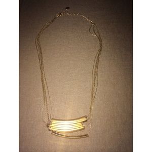 NEW gold multi layer necklace