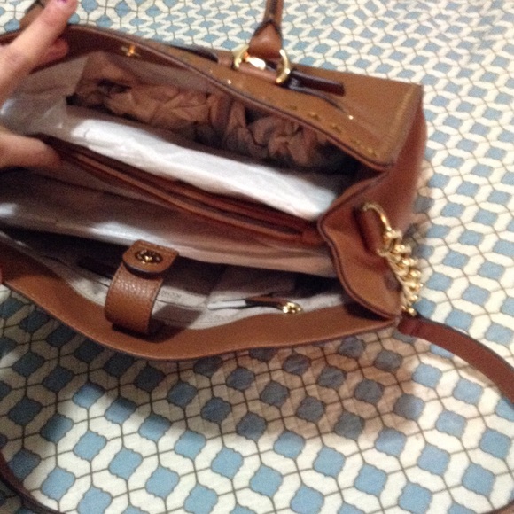 LIMITED🕥SALE!🎀Camel tone Leather Whipped Hamiltn - Picture 2 of 3