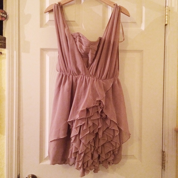 H&M ruffle dress
