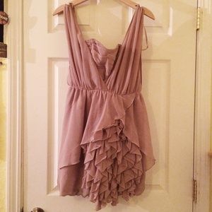 H&M ruffle dress