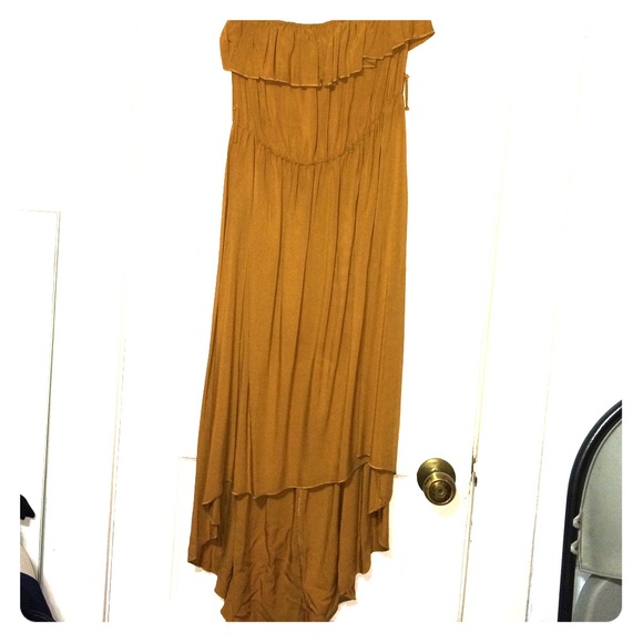 Plus Size maxi strapless dress