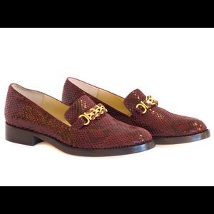 🚫SOLD! STELLA MCCARTNEY Plum Python Print Shoes