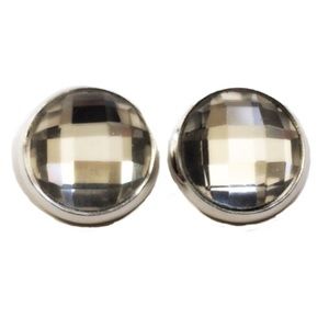 3 for 15🎀clear Crystal silver studs