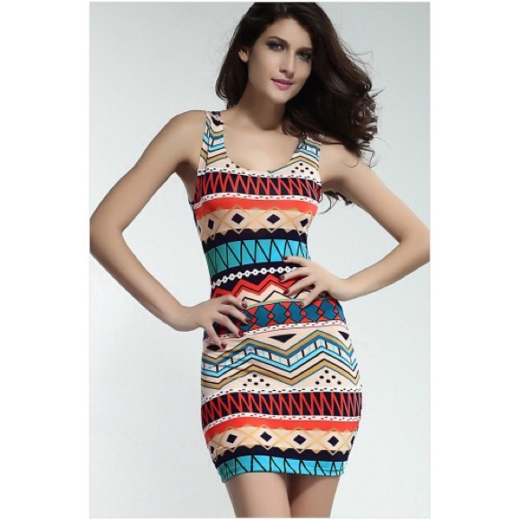 Women Blue Polyester Dress
