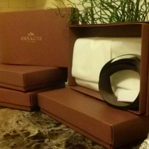 5 Authentic Coach Wallet/Accessory Boxes ($30obo)