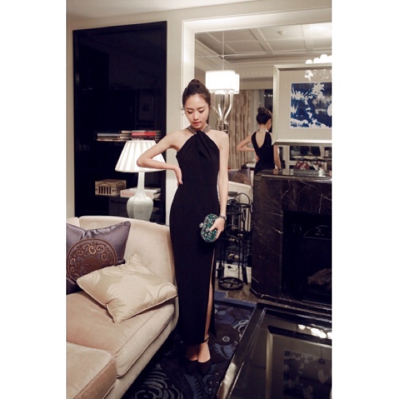 Women Black Mess Dress
