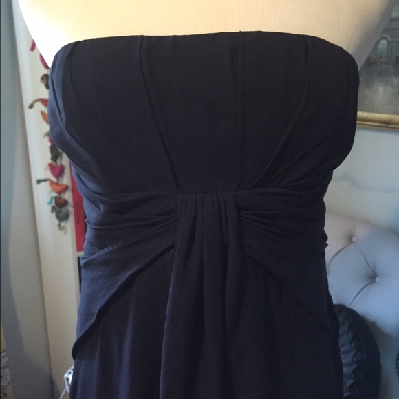 ANN TAYLOR SILK GEORGETTE DRESS - Picture 2 of 5