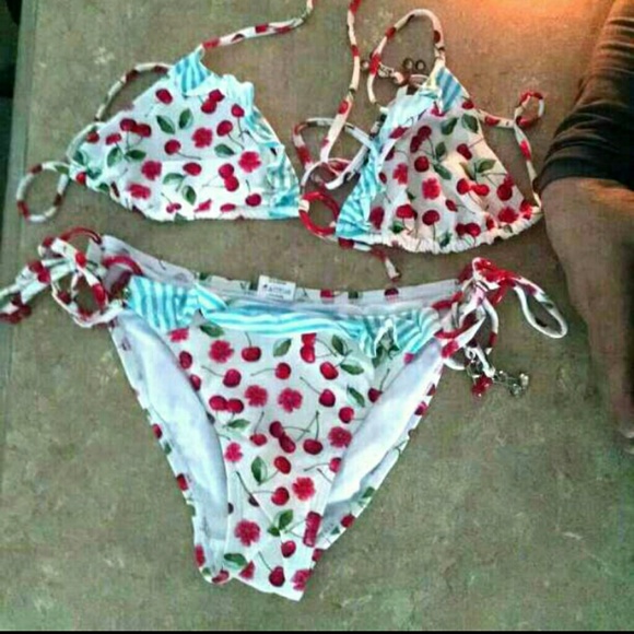 Cute cherry bikini