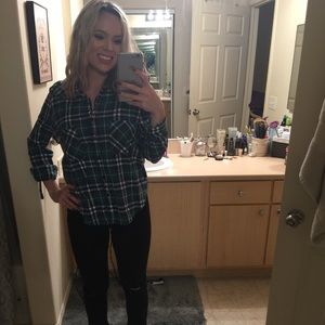 PacSun flannel with adorable studs