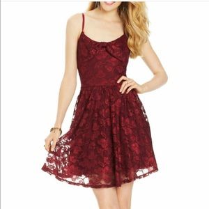 NWT American rag metallic lace dress